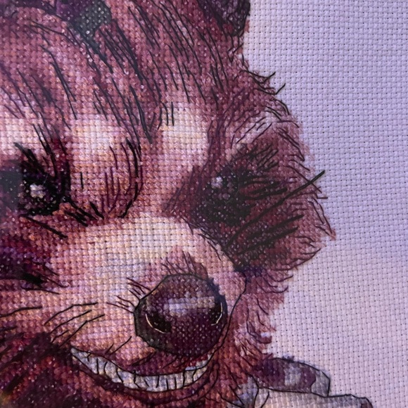 Cross Stitch Art Rocket Raccoon Guardians of the Galaxy - Picture 5 of 6